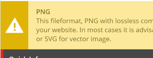 Prevent use of PNG media